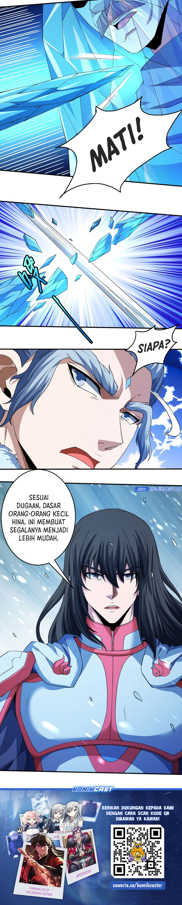 God of Martial Arts Chapter 618 Bahasa Indonesia
